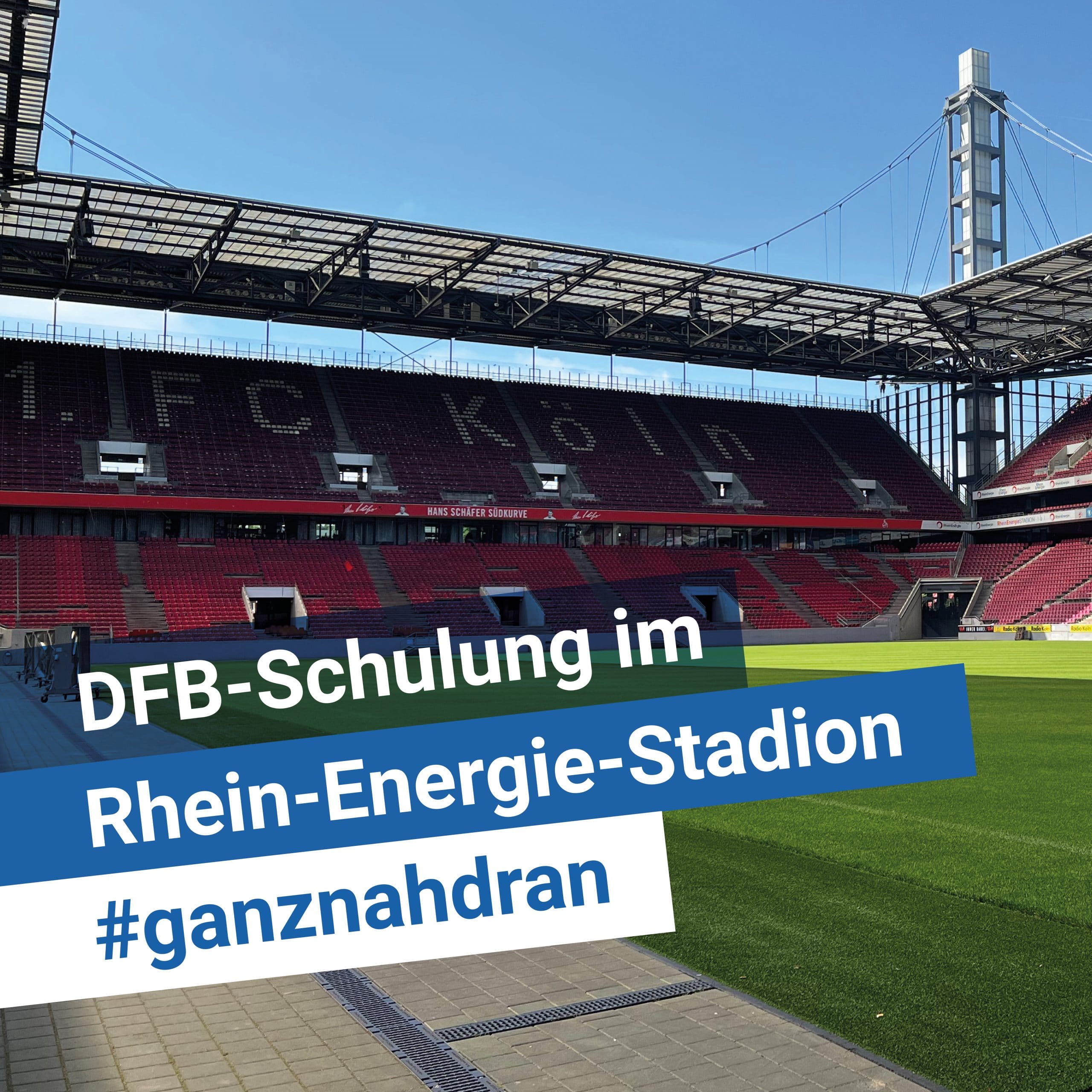 DFB-Schulung im Rhein-Energie-Stadion